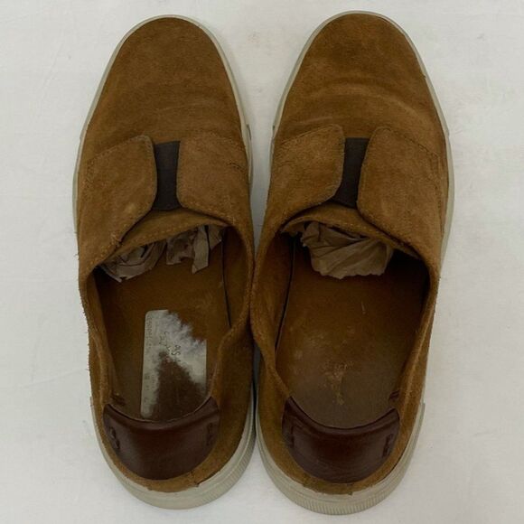 Men’s Frye Gabe Gorge Oxford Slip On Suede Sneakers in Copper - Picture 7 of 14